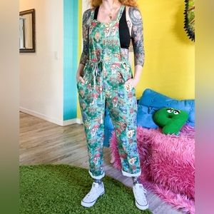 Crescent Creepers Mushroom Overalls